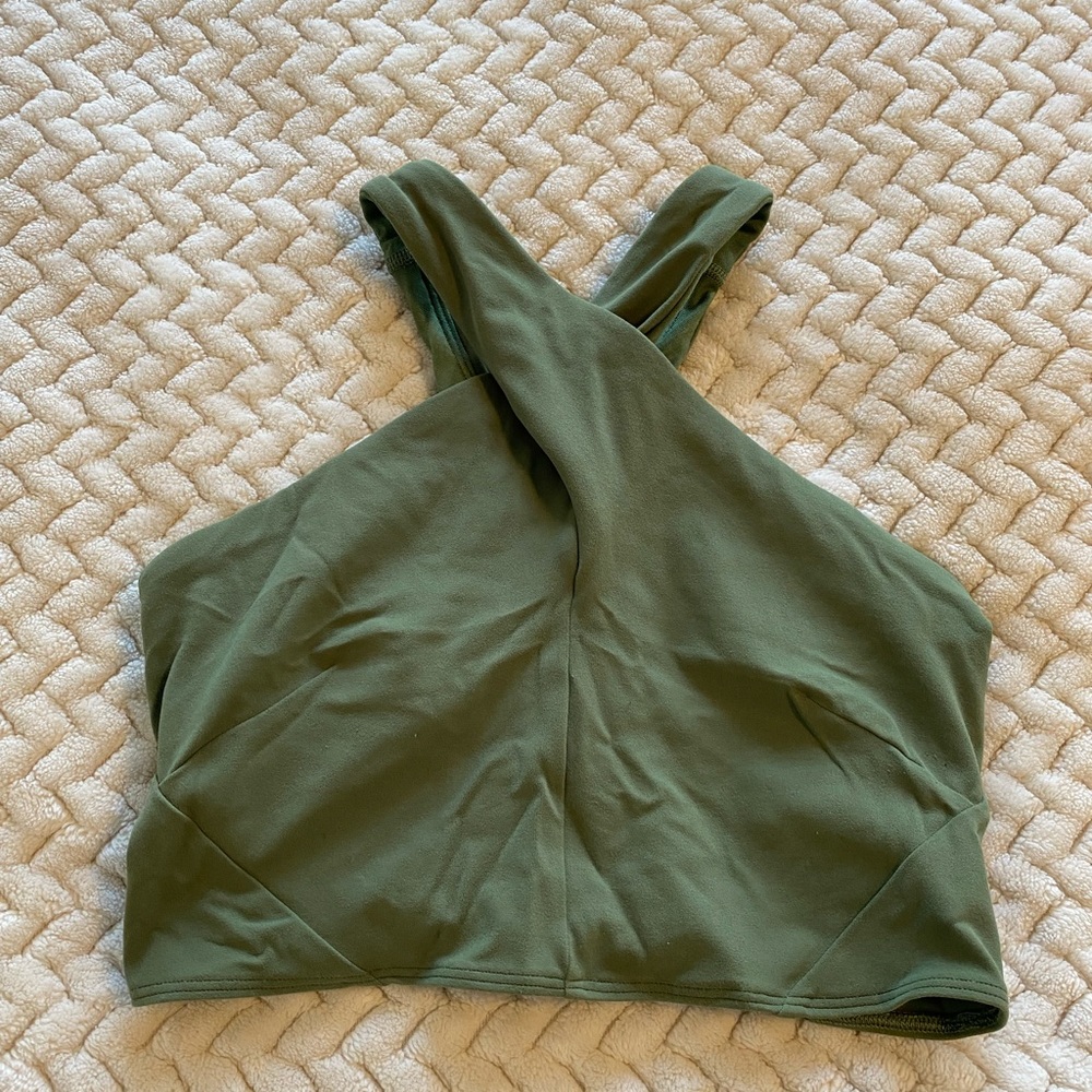 Lululemon Nulu Wrap Front Long Line Bra size 6